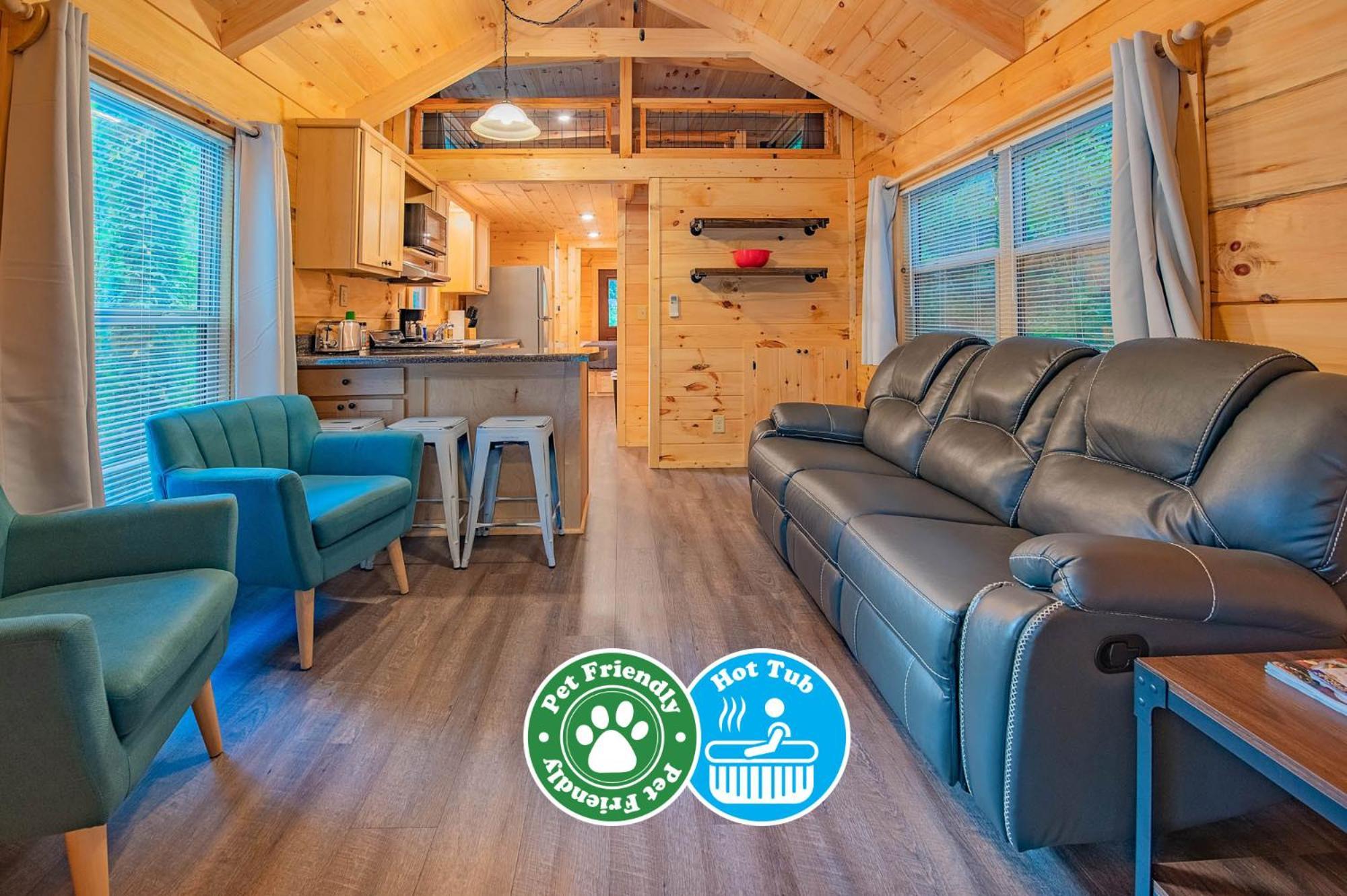 Tiny Cabin Village Private Hot Tub Lynda Cabin Chattanooga Exterior foto
